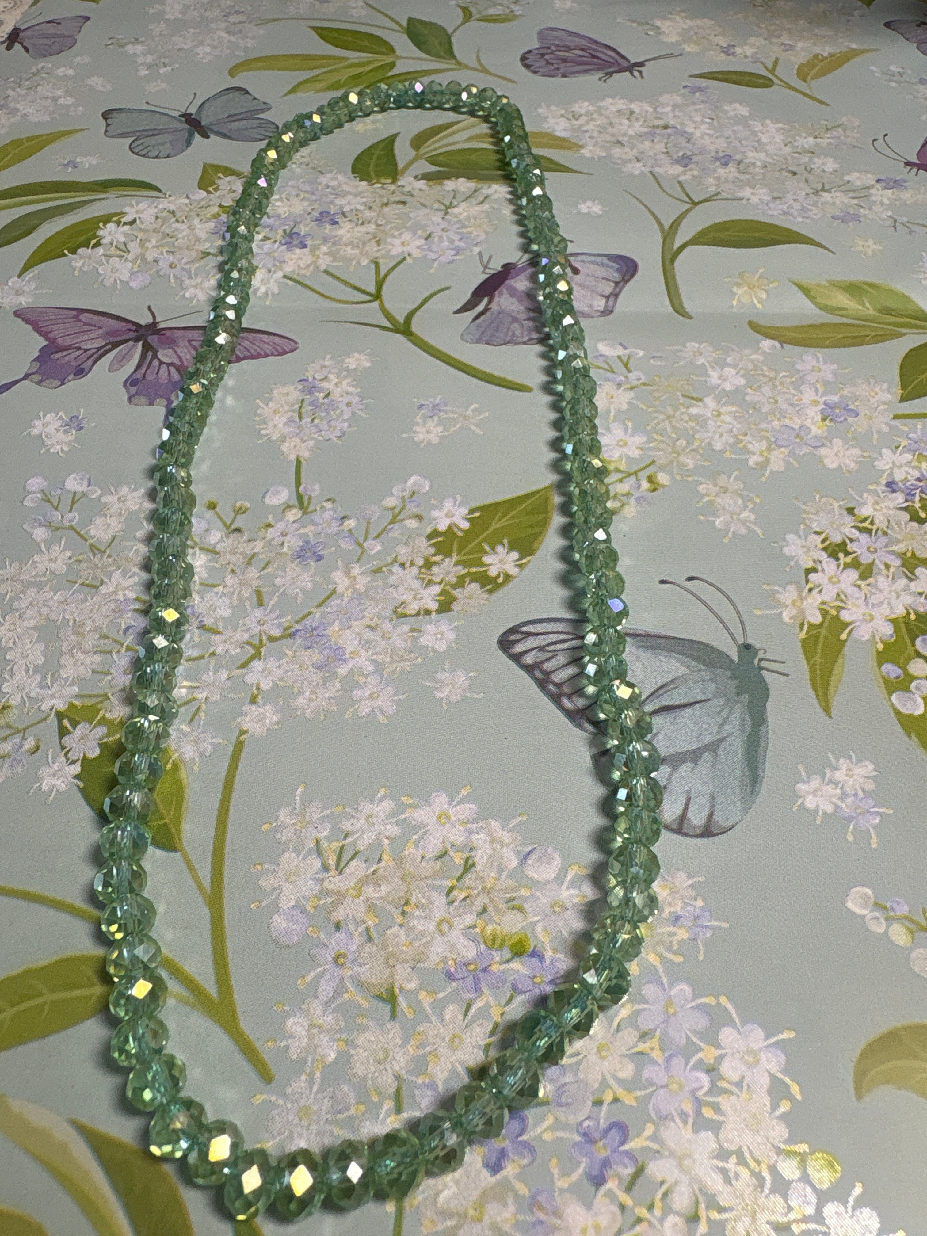 Seashell blue Necklace and a green necklace both for $11